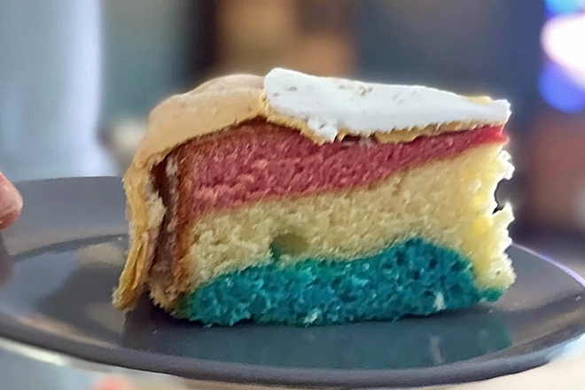 Rood-wit-blauw taart